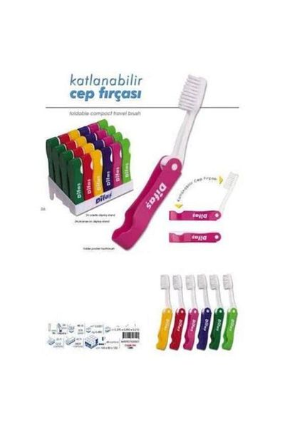 Difaş Travel Foldable Toothbrush