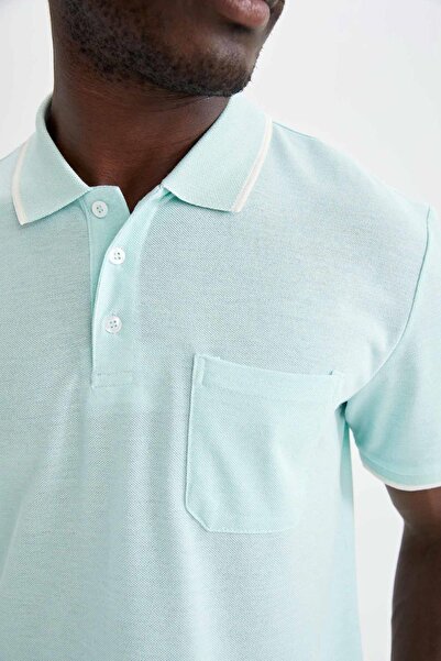 DeFacto Μπλουζάκι με κοντό μανίκι πόλο με κανονική εφαρμογή