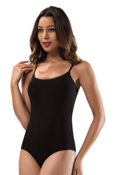 ERDEM İÇ GİYİM Боди с кукички и въжета Erdem, черно, 2403
