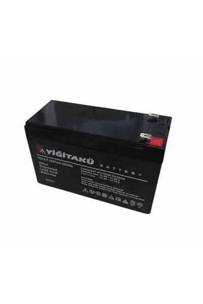 Yiğit 12v 7a Akülü Araba Aküsü Pilsan Aliş Uyumlu