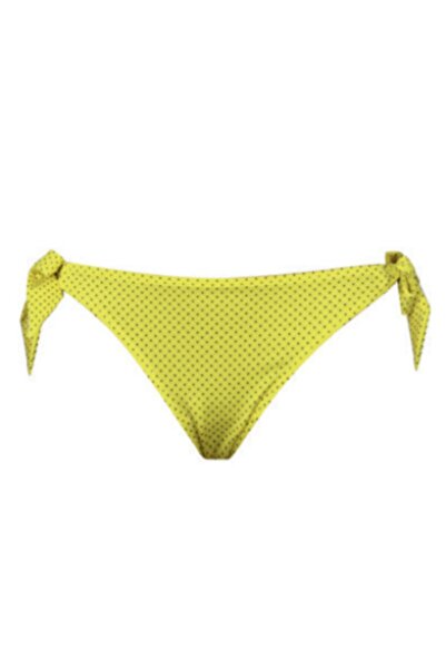 Kom Sarı Puantiyeli Kız Çocuk Bikini Altı