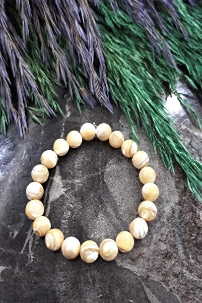 badeaccessories سوار من حجر اللؤلؤ الطبيعي المعتمد