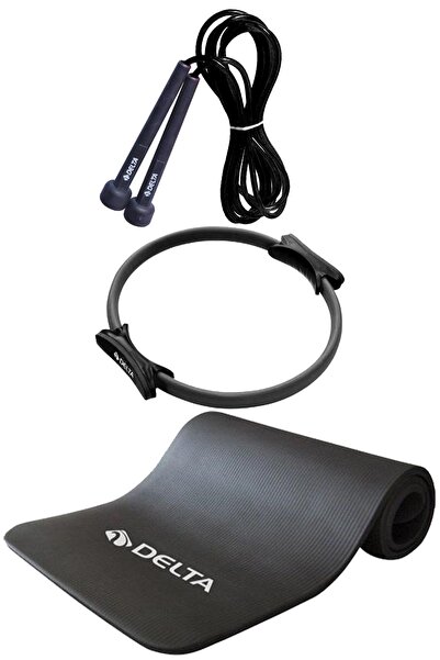 Delta 15 Mm Pilates Minderi 38 Cm Pilates Çemberi Atlama Ipi Seti