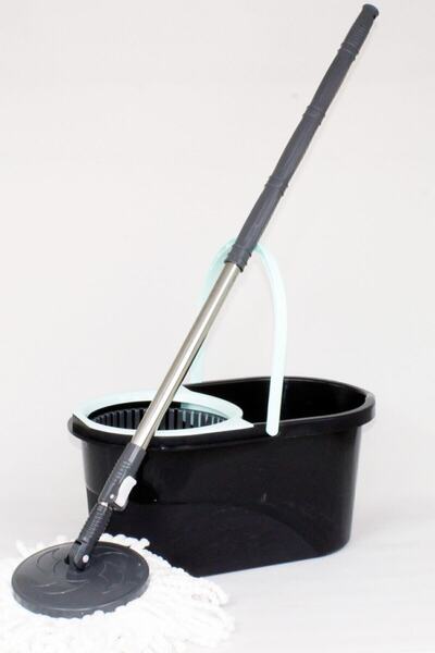 Genel Markalar Zambak Mop Temizlik Kovası Dönerli Balerina Siyah Z2