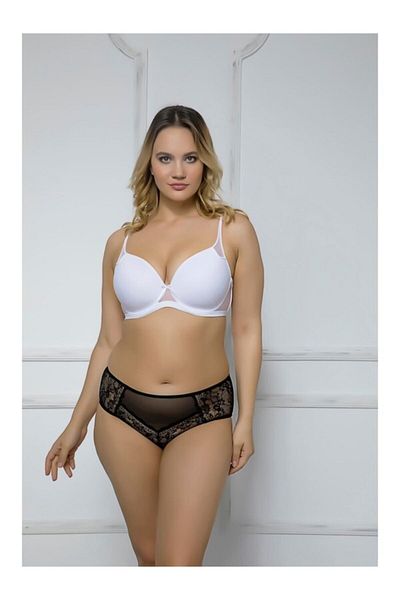 MOONLİGHT 2121 White Soft Cup 1 Size Reducing Support Bra