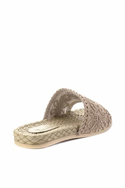 ZERDALİFE Γυναικείες παντόφλες καφέ 111119