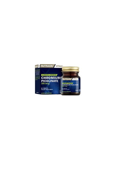 Nutraxin Food Supplement Containing Chromium Mineral 90 Tablets