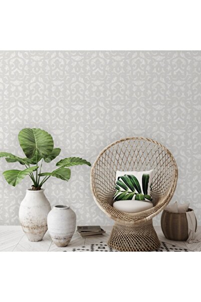 Adawall Seven Neoklasik Şam Desenli Silinebilir Duvar Kağıdı (7810-1)