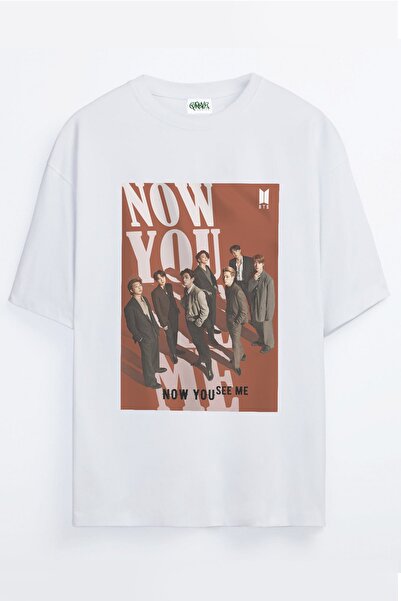 Grove Fashion تي شيرت Bts Now You See Me مطبوع للجنسين مقاس كبير