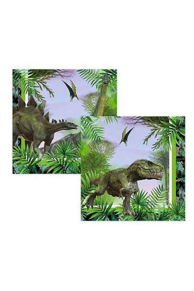 Happyland Jurassic Themed Napkin 16 Pieces