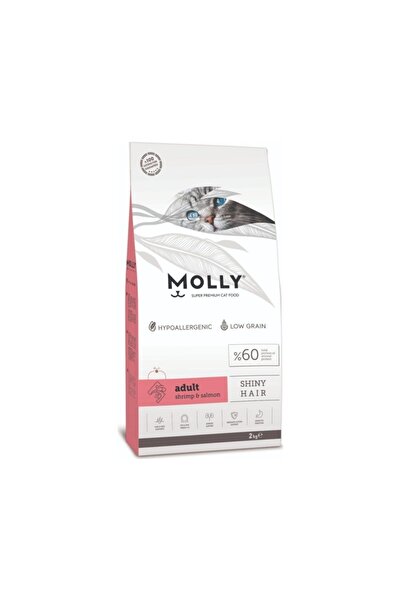 Molly Hipoalerjenik Karides Somon Kedi Maması 2 kg