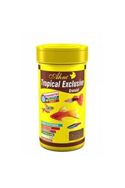 Ahm Tropical Exclusive Granulat Balık Yemi 100ml