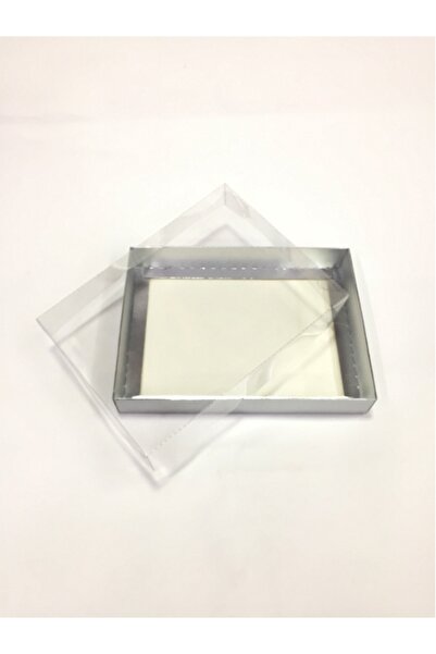 kadir kutu 20x15x3 Asetatlı Gümüş Kutu 10’lu