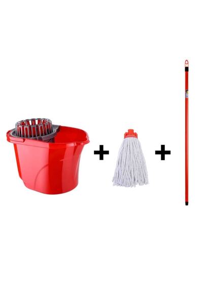 BULUT Titiz Otomatik Dönerli Temizlik Vileda Seti + 1. Kalite Sap + Mop