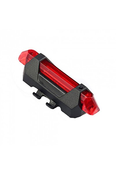 Streak Bisiklet Işığı Led Stop Arka Ikaz Işık Lamba Usb Şarjlı 4 Mod - Beyaz Işık