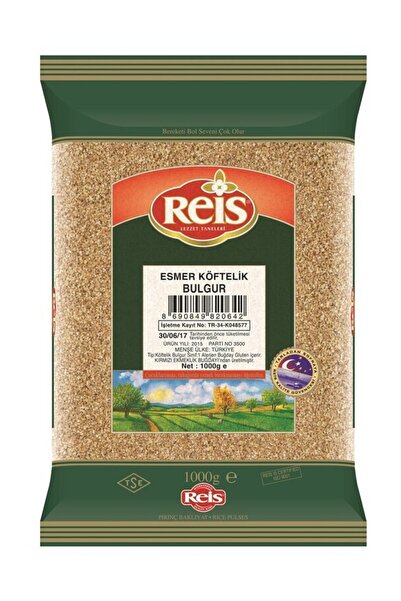 Reis Bulgur Cıg Koftelık Esmer 1 kg