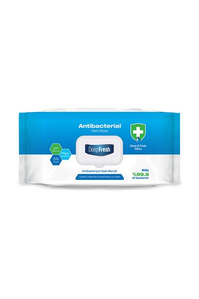 Deep Fresh Antibacterial Wet Wipes 100 Sheets