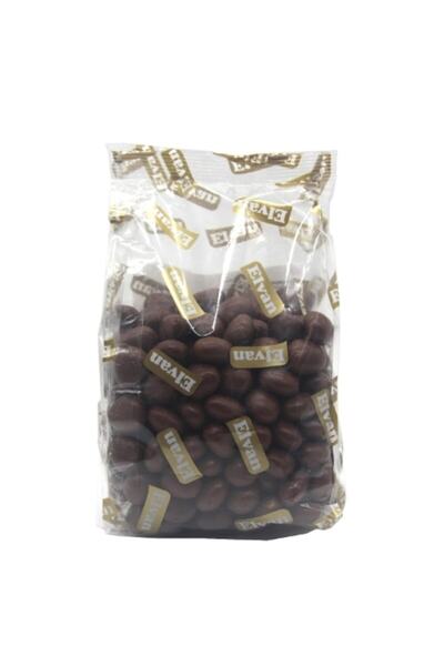 Elvan BonBon Chipsy Kakao Kaplı Badem Şekilli Bisküvi Draje 500 Gr. (1 Poşet)