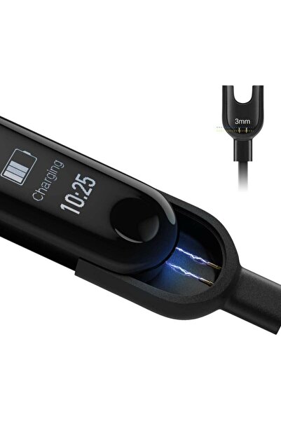 JUNGLEE Xiaomi Mi Band 3 Şarj Kablosu M3 Bileklik Usb Şarj Aleti