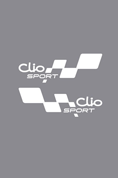 Dijitonline 2 Adet Renault Clio Sport Oto Sticker Araba Sticker - Oto Sticker...
