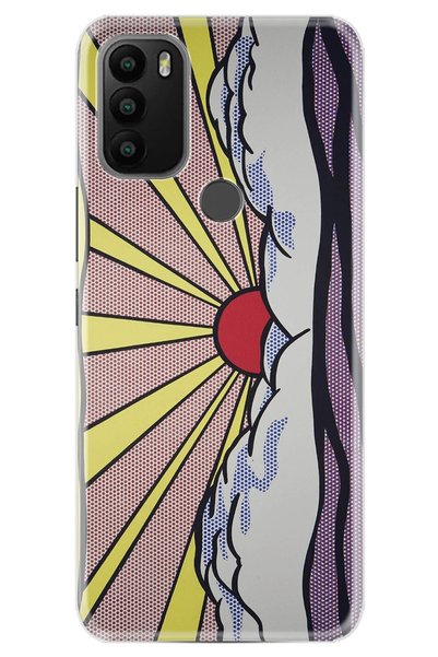 Cekuonline General Mobile Gm 21 Plus Case Pure Modern Patterned Silicone Cove...