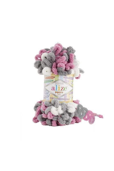 Alize Κωδικός χρώματος Puffy Color Wool - Νήμα πλεξίματος χειρός: 6070