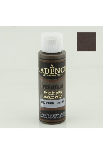 Cadence 4012 Burnt Umber - Premium Akrilik 70ml