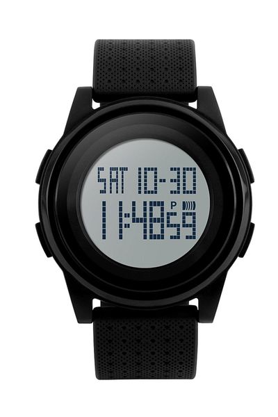 Vegans 1206 Digital Silicone Unisex Wristwatch