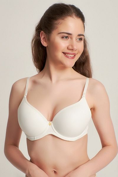 Pemilo Sutien căptușit Push Up Olympe pentru femei 9141010 Ecru