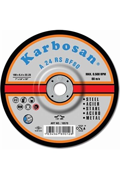 KARBOSAN Metal Taşlama 180x8x22 Mm