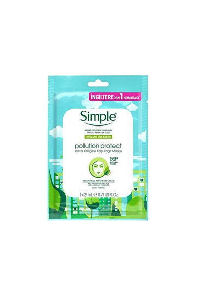 Simple Paper Mask Against Air Pollution 21 Ml