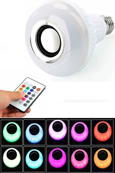 MOBEE Bluetooth Hoparlör Akıllı Led Ampul Lamba 1250