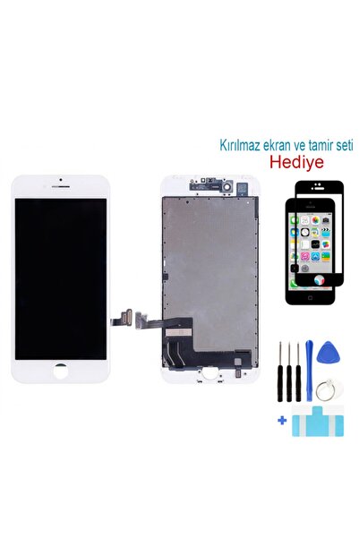 Genel Markalar Iphone 7 Lcd Ekran Dokunmatik Aaa Kalite-beyaz