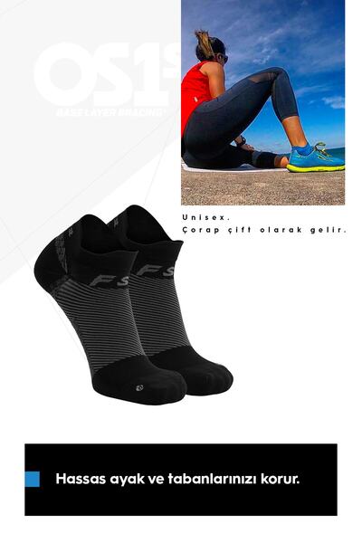 OS1st Fs4 Plantar Fasiit Çorap, Medikal Destek, Unisex