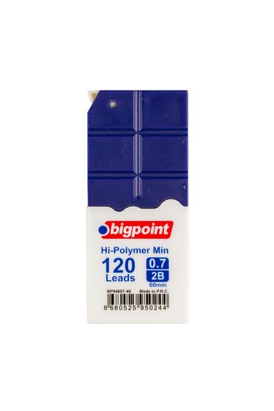 Bigpoint Dark Blue 2B Pen Tip 0.7mm - 120Pcs Tube, Box of 12