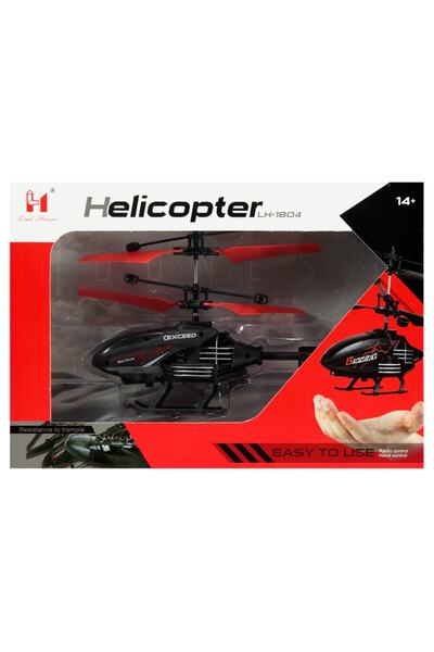 Genel Markalar El Kontrollü Sensörlü Uçan Helikopter Kırmızı