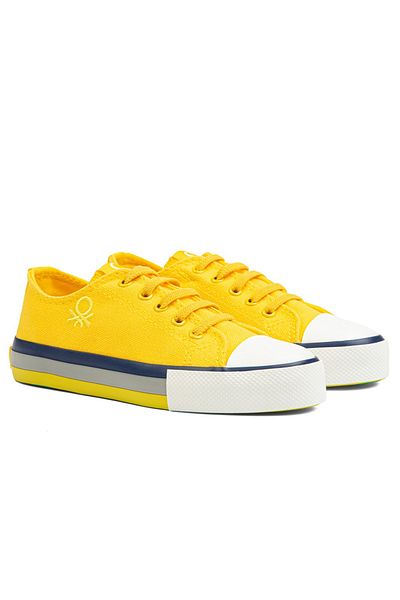 Benetton Yellow Girl's Sneakers BN-30175