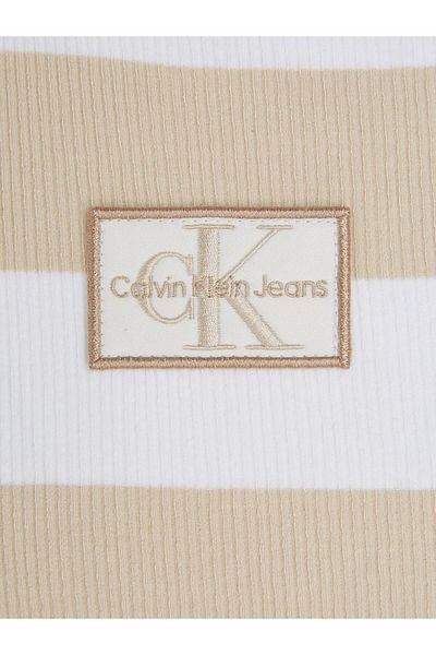 Calvin Klein Jeans White Girl's Dress - IG0IG019720FA
