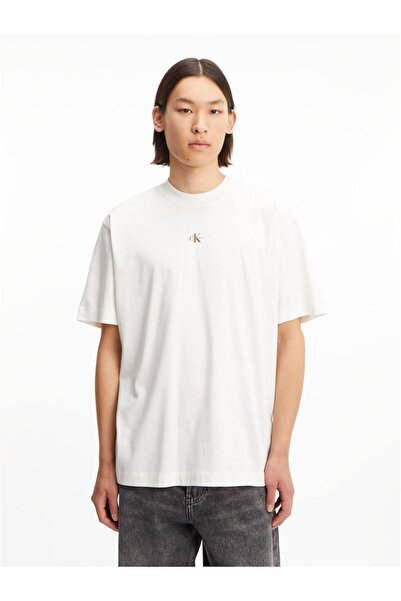 Calvin Klein Jeans Beige Men's T-Shirt - J30J322507YBI