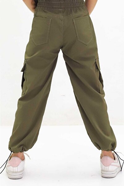 Butik kız çocuk paraşüt pantolon ünisex