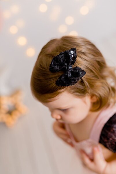 PixyLove Siyah 2'li Klips Spangle