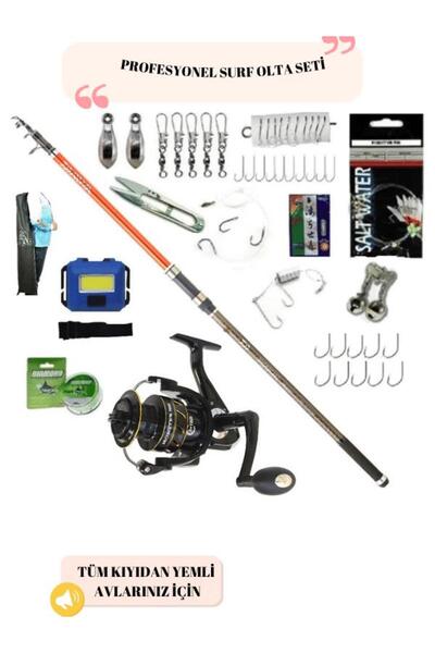 REMIXON Monster 7000 Daiwa Shore Cast 420cm 200gr Profesyonel Surf Olta Seti