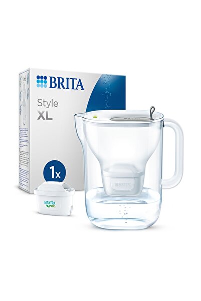 BRITA Style XL 1x Maxtra Pro All-In-1 Filtreli Su Arıtma Sürahisi - Gri 3,5 lt
