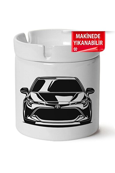 Genel Markalar Toyota Corolla E210 Baskılı Porselen At-Söndür Küllük (Kl-Otmbl-)