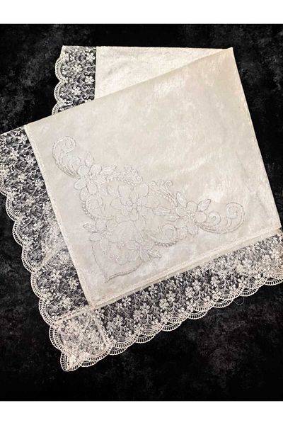 Çt Çeyizci Tekstil French Lace Bridal and Engagement Bundle - Cappuccino Design