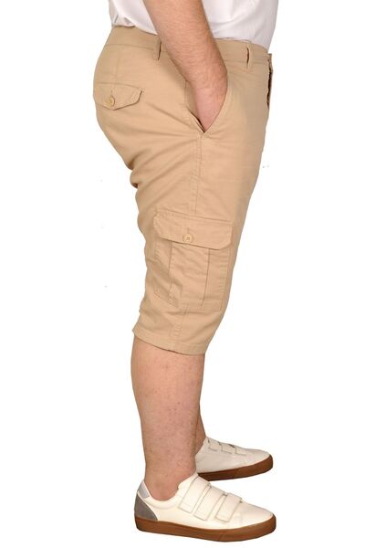 ModeXL Mode Xl Large Size Ανδρικό Κάπρι Classic 21401 Μπεζ