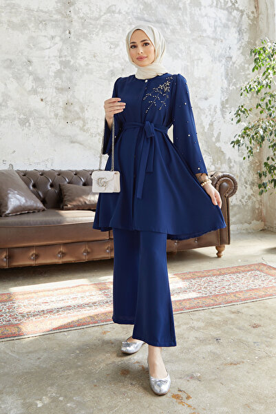 VAVİNOR Σετ παντελονιών Rina Tunic - Indigo