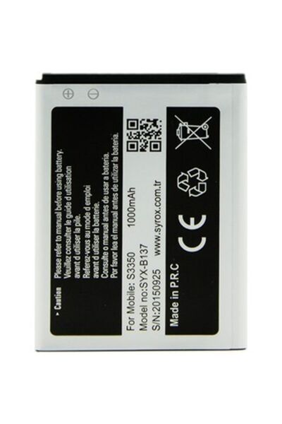 nostaljikcep Samsung S3353 S3350 Batarya