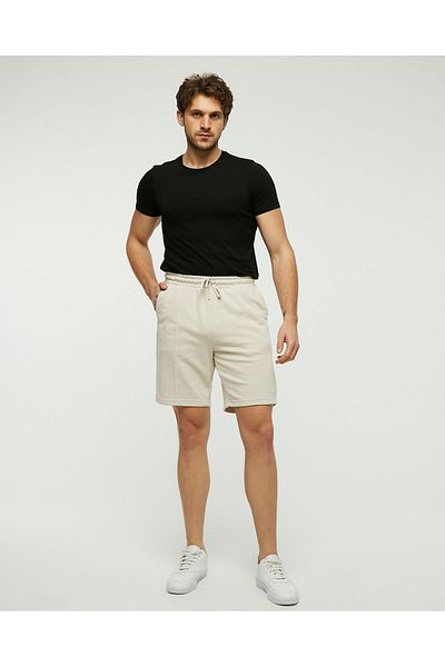YHGTEKSTİL Men's Comfortable Pocket Shorts Suitable for Daily Wear