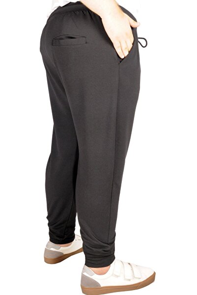 ModeXL Mode Xl Large Size Recycle Sweatpants Darpaça B20507 Μαύρο